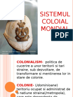 Sistemul Colonialist Mondial Istoria