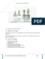 CET 3414 Irrigation and Drainage: 1.3.1 Definition of Water Logging