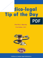Medico Legal Tip of The Day