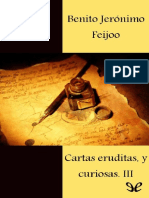 Cartas Eruditas, y Curiosas. III PDF