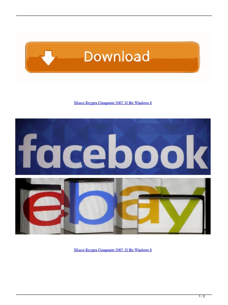 Xforce Keygen Composite 07 32 Bit Windows 8 Pdf Auto Cad Windows 8