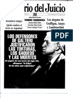 El Diario del Juicio, número 22, 22 de octubre de 1985, 32 pp.