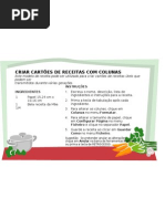 RECEITAS Culinarias