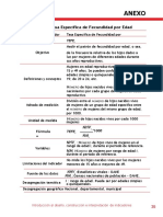 Ejemplo Ficha Técnica de Un Indicador