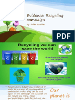 Evidence: Recycling Saves Resources and Helps the Environment