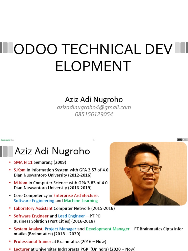 Odoo Development Training Guide | PDF | Proxy Server | Postgre Sql