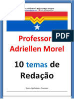 10 temas de Redação - Professora Adriellen Morel