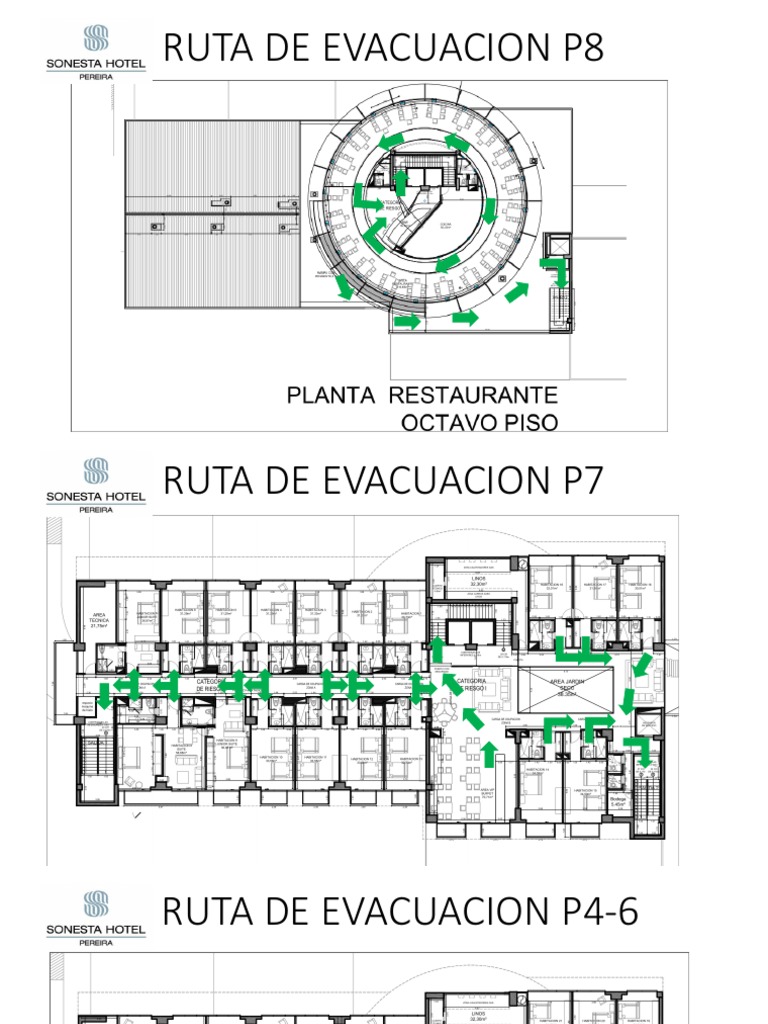 Rutas de Evacuación y Seguridad | PDF
