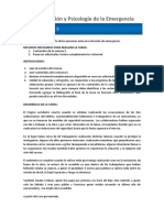 05 - Psicoprevencion y Psicologia de La Emergencia - Tarea V1 PDF