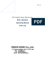 Portable Gas Detector: Operating Manual (PT0-119)