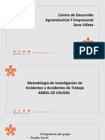 Metodología de investigación de incidentes y accidentes de trabajo