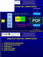 3 - Planificación Arquitectura Del Computador 2020-I