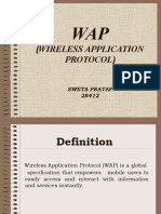 (Wireless Application Protocol) : Sweta Pratap 28412