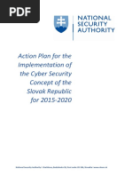 Action Plan For The Implementation of The Cyber Security Concept of The Slovak Republic For 2015 2020 3