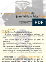 PPT Teoría Genética de Jean Piaget 