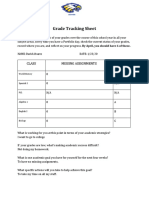 January Tracking Sheet