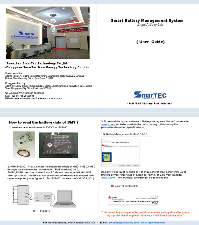 SmarTec BMS User Guide and Tools | PDF | Computers