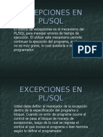 Excepciones en Pl-sql