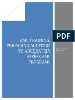 AML Training Preparing Auditors To Adequately Assess AML Programs Jack Sonnenschein