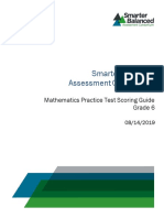 Grade 6 Math Practice Test Scoring Guide PDF
