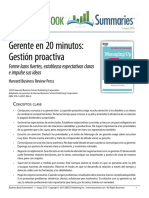 20 Minutes Manager Manging Up Spanish PDF