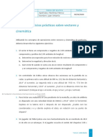 Trabajo #1 Ejercicios Prácticos Sobre Vectores y Cinemática