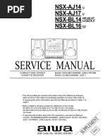 Service Manual: NSX-AJ14 NSX-AJ17 NSX-BL14 NSX-BL16