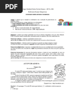 Atividades Sobre Artigo e Numeral