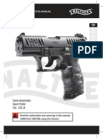 Walther P22 Pistol Manual