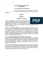 Decret 2655 de 1988 Anterior C+ Digo de Minas U1 PDF