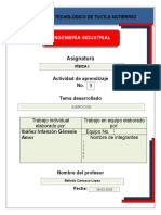 Tarea de Fisica Ejercicios