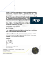 José Borda Carta Permiso Circulación Asfaltemos PDF