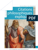 Citations Philosophiques Expliquees PDF