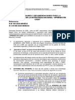 0 Recomendaciones para Aprendo en Casa - Dre Piura PDF