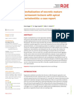 Revitalisasi Nekrotik PD Periodontitis Apikalis Lapsus PDF