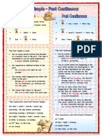 Past Simple and Continouss PDF