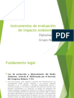 Instrumentos de Evaluacion Ambiental