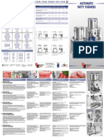 Automatic Patty Formers: C/E 652 C/E 653 C/E 653 R C/E H C/Ehr