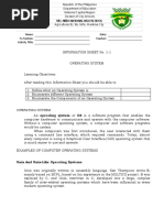 TLE ICT 10 - Operating System - Activity Sheet