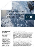 Phantom 4 RTK - Flujo de trabajo de procesamiento PPK