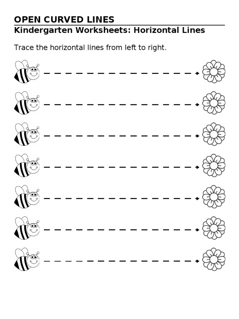 Tracing Vertical Lines Worksheets
