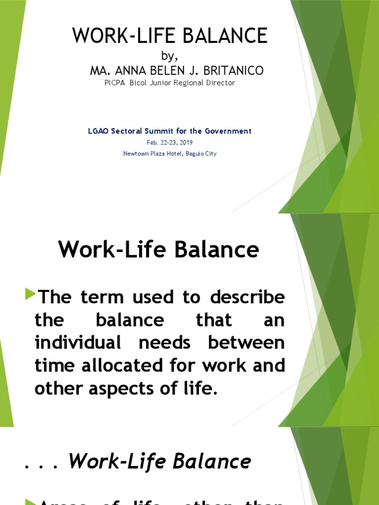 Mastering Work-Life Balance Strategies | PDF | Work–Life Balance ...