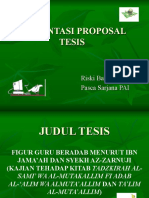Presentasi Proposal Tesis Library Research
