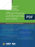 Officers' Physical and Mental Health and Safety: Emerging Issues and Recommendations