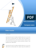 Company presentation template