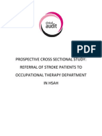 Audit Stroke Referral - Occupational Therapy - 11.11