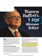 Warren Buffett's Latest Annual Letter 2018