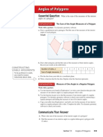 Angles of Polygons 7.1: Essential Question