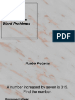 Word Problems PDF