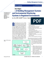 Use of Building Management Systems and Environmental Monitoring Systems in Regulated Environments